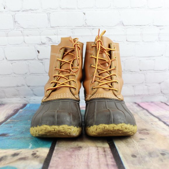 LL BEAN Waterproof Duck Boots Bean Boots M 9  L 11 - Picture 4 of 9
